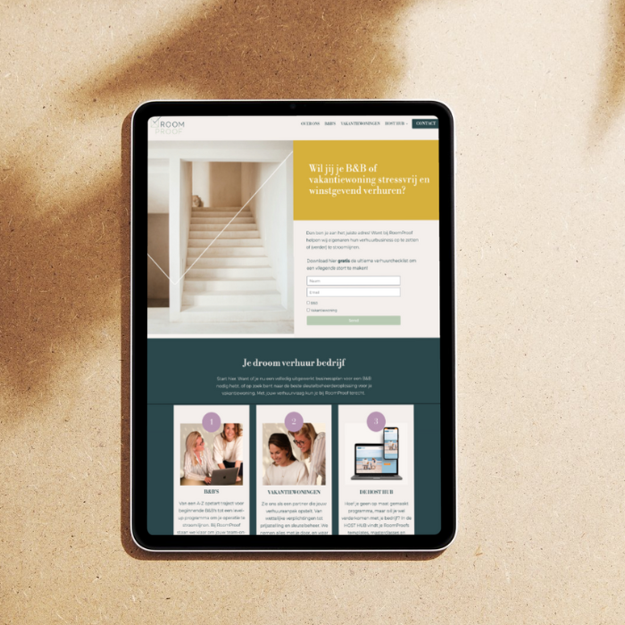 Vakantiewoning website